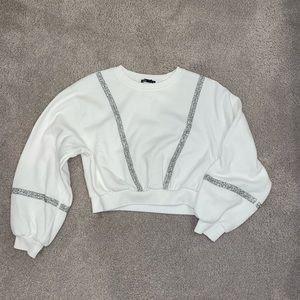Zara White Crewneck